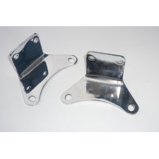 DRŽÁKY MOTORU - PÁR  (CHROMOVANÉ) - (BÉČKOVÝ CHROM)